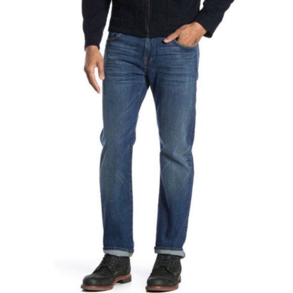 7FAM The Straight Tapered Leg Denim Jeans - Picture 9 of 9